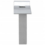 Cancello per Giardino Rete in Acciaio Zincato 289x200 cm Grigio