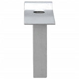 Cancello per Giardino Rete in Acciaio Zincato 289x200 cm Grigio
