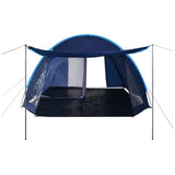 Tenda da Campeggio 390x330x195 cm Blu