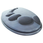 Sedile WC in MDF con Coperchio Design Pietre