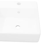 Ceramica di lusso bacino con foro di scarico 41 x 41 centimetri