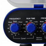 Programmatore timer irrigazione elettronico automatico per orto 2 vie