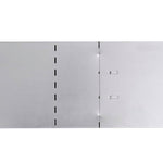 Set 15 pz Bordo prato flessibile in acciaio galvanizzato 100 x 14 cm