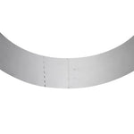 Set 15 pz Bordo prato flessibile in acciaio galvanizzato 100 x 14 cm