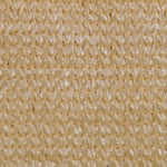 Parasole a vela HDPE Quadrato 3,6x3,6 m Beige