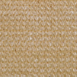 Parasole a vela HDPE Quadrato 3,6x3,6 m Beige