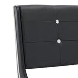 Giroletto Nero in Similpelle 90x200 cm