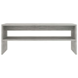 Tavolino da Caff? Grigio Calcestruzzo 100x40x40 cm Truciolato