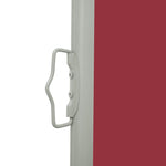 Tenda Laterale Retrattile per Patio 170x500 cm Rossa