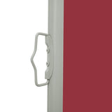 Tenda Laterale Retrattile per Patio 170x500 cm Rossa