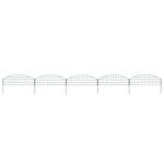 Set Recinzione da Giardino ad Arco 77,3x26 cm Verde