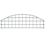 Set Recinzione da Giardino ad Arco 77,3x26 cm Verde