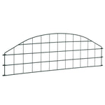 Set Recinzione da Giardino ad Arco 77,3x26 cm Verde