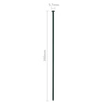 Set Recinzione da Giardino ad Arco 77,3x26 cm Verde