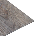 Listoni per Pavimenti Autoadesivi 5,11 m in PVC Marrone Chiaro