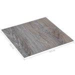 Listoni per Pavimenti Autoadesivi 5,11 m in PVC Marrone Chiaro