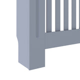 Copertura per Radiatore Antracite 172x19x81 cm in MDF