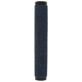 Tappeti Antipolvere 2 pz Rettangolari Trapuntati 60x90 cm Blu