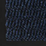 Tappeti Antipolvere 2 pz Rettangolari Trapuntati 60x90 cm Blu