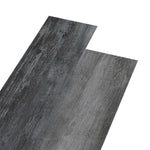 Listoni Pavimento in PVC 4,46 m 3 mm Autodesivi Grigio Lucido