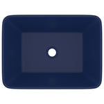 Lavandino Luxury Blu Scuro Opaco 41x30x12 cm in Ceramica