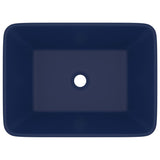 Lavandino Luxury Blu Scuro Opaco 41x30x12 cm in Ceramica