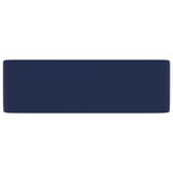 Lavandino Luxury Blu Scuro Opaco 41x30x12 cm in Ceramica