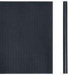 Recinzione Frangivento Giardino PVC 35x0,19m Grigio Scuro Opaco