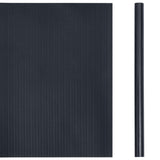 Recinzione Frangivento Giardino PVC 35x0,19m Grigio Scuro Opaco