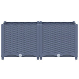 Fioriera Rialzata 80x40x38 cm in Polipropilene