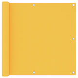 Paravento da Balcone Giallo 90x300 cm in Tessuto Oxford