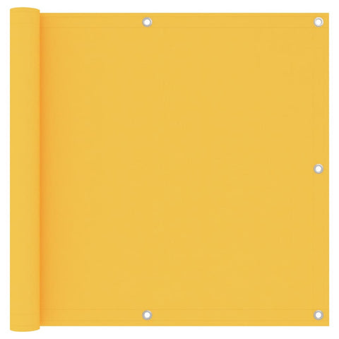 Paravento da Balcone Giallo 90x300 cm in Tessuto Oxford