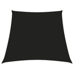 Parasole a Vela in Tela Oxford a Trapezio 3/4x3 m Nero