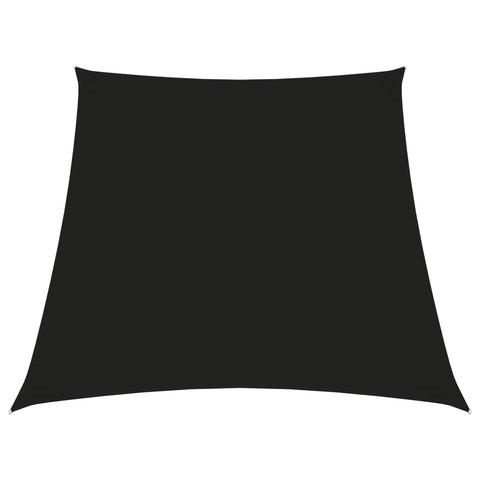 Parasole a Vela in Tela Oxford a Trapezio 3/4x3 m Nero