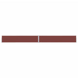 Tenda Laterale Retrattile per Patio 170x1200 cm Marrone