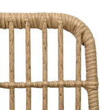 Set da Pranzo da Giardino 7 pz in Polyrattan e Vetro