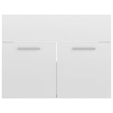 Set Mobili da Bagno Bianco Lucido in Truciolato