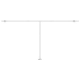 Tenda Retrattile Manuale Autoportante 600x350 cm Blu e Bianca