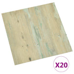 Listoni Pavimenti Adesivi 20 pz in PVC 1,86 m Marrone Chiaro