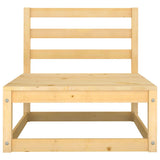 Set Divani da Giardino 5 pz in Legno Massello di Pino