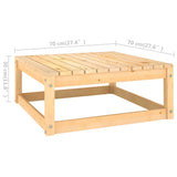 Set Divani da Giardino 5 pz in Legno Massello di Pino