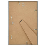 Cornici Foto Collage 5 pz per Muro o Tavolo Argento 70x90cm MDF