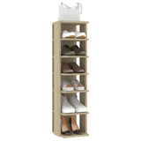 Scarpiere 2 pz Rovere sonoma 25x27x102 cm