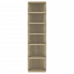 Scarpiere 2 pz Rovere sonoma 25x27x102 cm