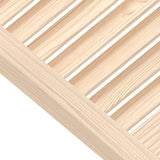 Ante con Design a Lamelle 2 pz 99,3x49,4 cm in Legno di Pino