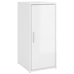 Scarpiera Bianco Lucido 32x35x70 cm in Truciolato