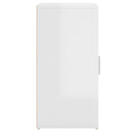 Scarpiera Bianco Lucido 32x35x70 cm in Truciolato