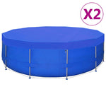 Coperture per Piscina 2 pz in PE Rotonde 460 cm 90 g/m
