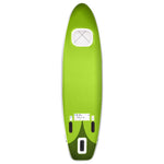 Set Tavola SUP Gonfiabile Verde 300x76x10 cm