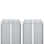 Tenda da Sole Laterale Retrattile Nera 140x1200 cm